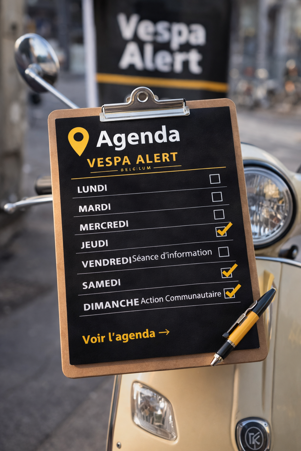 Événements Vespa Alert Belgium