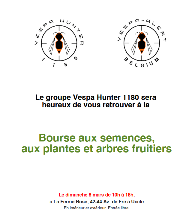 Affiche : Bourse aux semences, plantes et arbres fruitiers